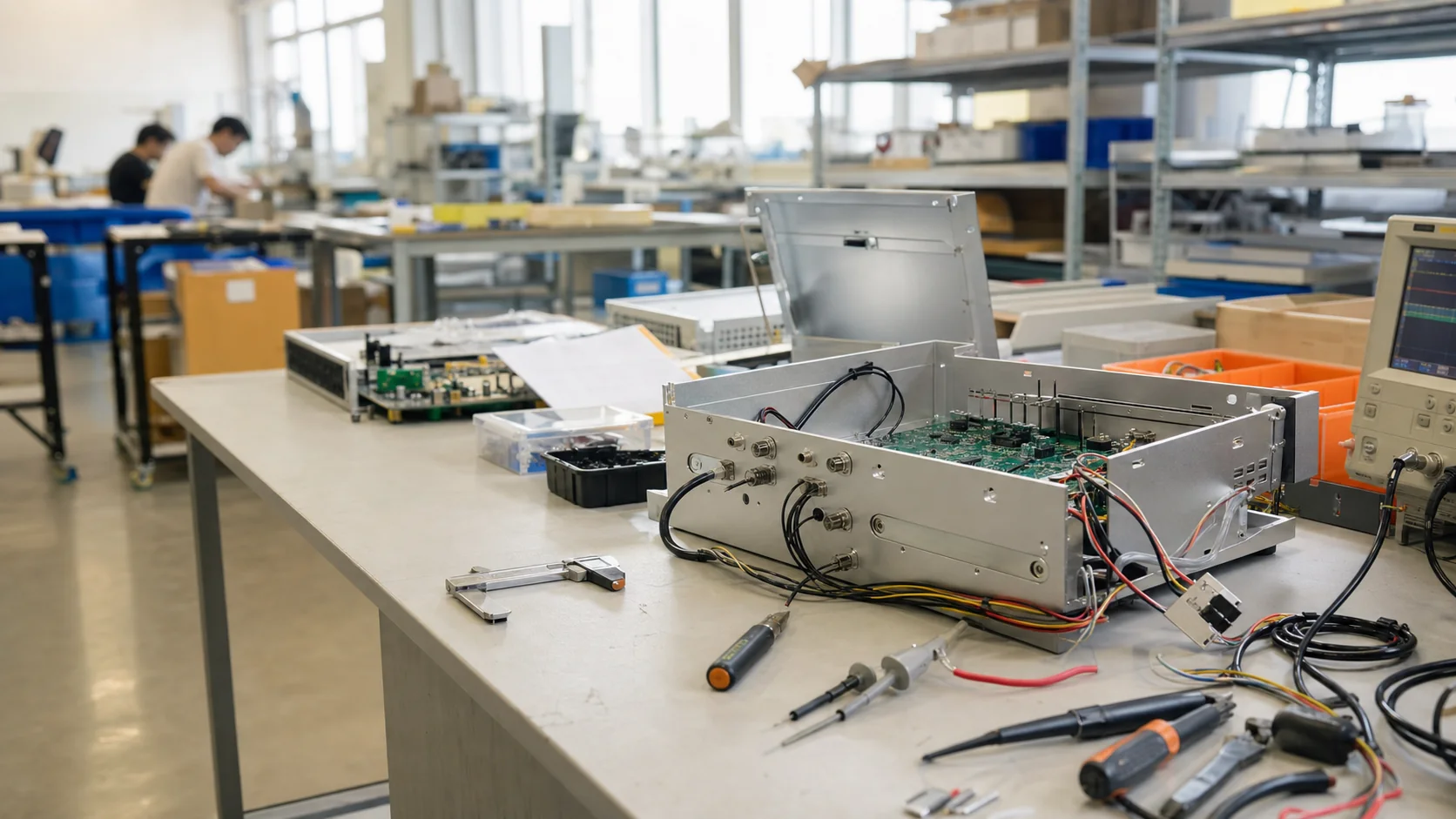 Connected-hardware product development environment